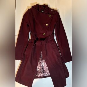 Guess jacket, red wine color, size xs